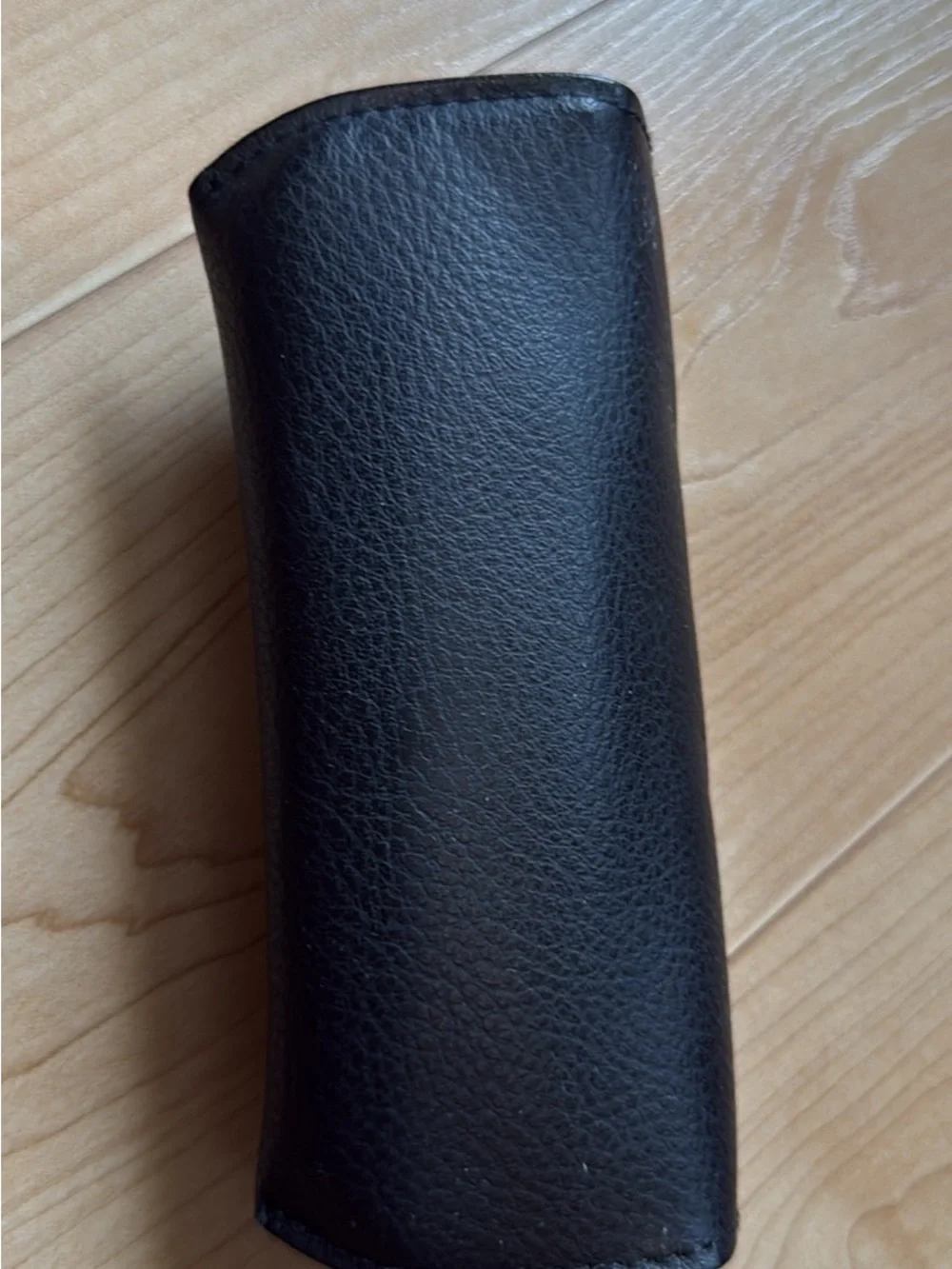 Ray-Ban Black Leather Sunglasses Case with Snap